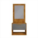 Ver imagem 1 de Conjunto Gabinete Cuba Espelho Banheiro Naturalle Titanium