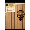 Ver imagem 6 de Painel Ripado Wpc Freijó 290x25cm 10mm - Revestimento Decorativo Parede Sala Quarto