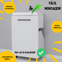 Ver imagem 3 de Nicho Gabinete Lavanderia C/ Rodízio Armário Tanque Minimalista