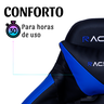 Cadeira Gamer Racer X Rush Ergonômica Reclinável Azul - 4