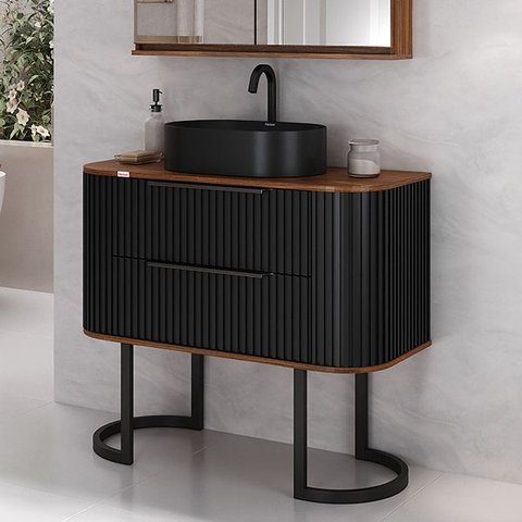 Gabinete Alice 1 Metro com Pés - Fabribam Cacau