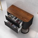 Ver imagem 3 de Gabinete Alice 1 Metro com Pés - Fabribam Cacau