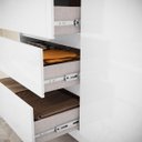 Ver imagem 5 de Cômoda para Quarto com 4 Gavetas e Armário - Vega Branco