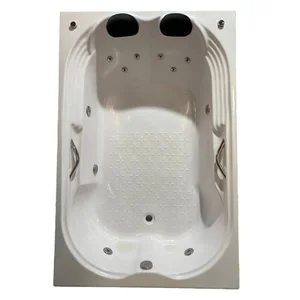 Banheira Dupla Lindóia Completa com Hidro em Acrílico - 1.50x1.10x0.40 - 127v