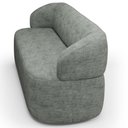 Ver mais imagens de Sofá 3 Lugares Orgânico Sala de Estar Living 170cm Carmen F04 Linho Cinza - Lyam Decor