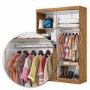 Ver imagem 7 de Guarda Roupa Casal Lu 4 Portas 2 Gav. Espelho Carioca Móveis Cinamomo