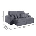 Ver imagem 3 de Sofa Martins M-188 02 Md.80 C/ Almofadas V-211
