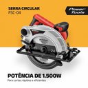 Ver imagem 6 de Serra Circular Mondial Power Tools 60hz Fsc-04 127v