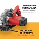 Ver imagem 5 de Serra Circular Mondial Power Tools 60hz Fsc-04 127v