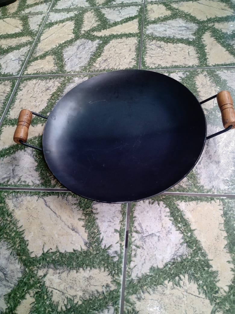 Disco de arado chapa campeira 41cm em aço rústico - 5