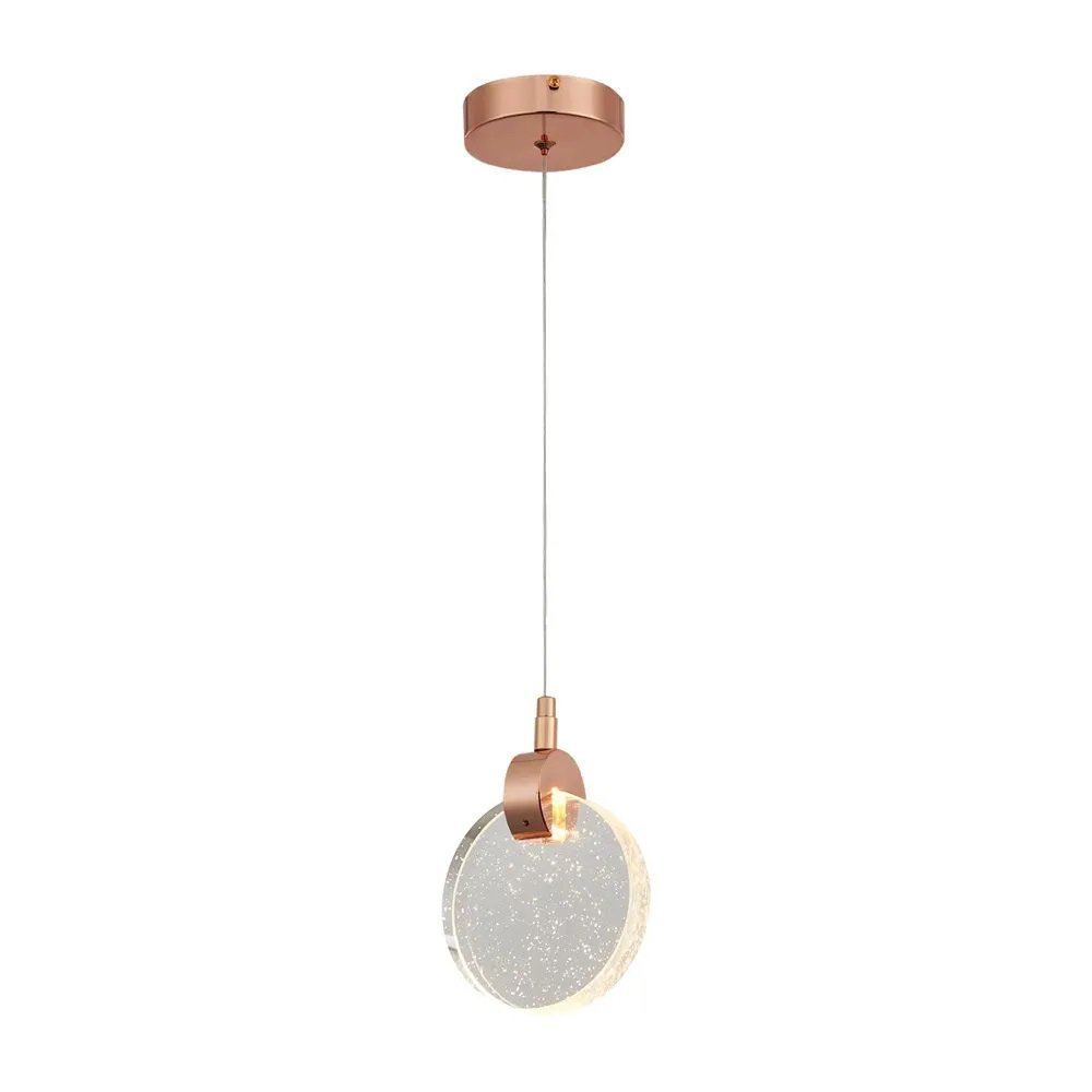 Pendente Moderno Lua Redondo De Cristal Vidro Com Bolhas Pendente Bolha Decorativo Pendente Novidade - 2