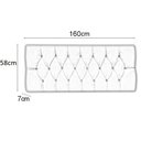Ver imagem 3 de Painel Cabeceira Paris Queen para Cama Box 1,58 Corino Bege