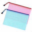 Ver imagem 1 de Pasta Organizadora A4 Envelope com Zíper Multiuso 31x24cm Kit 2 Unidades para Documentos