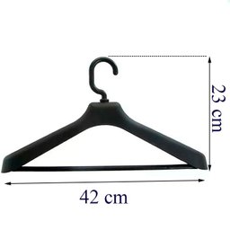 5 Cabides Para Terno Paletó Sobretudo Blazer Social Preto - 3