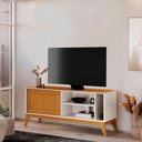 Ver imagem 1 de Rack para TV até 50 Polegadas MDF 136cm Porta Deslizante Aruba