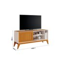 Ver imagem 3 de Rack para TV até 50 Polegadas MDF 136cm Porta Deslizante Aruba