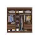 Ver imagem 3 de Guarda Roupa França 6 Portas e 4 Gavetas Conquista Cinamomo Off
