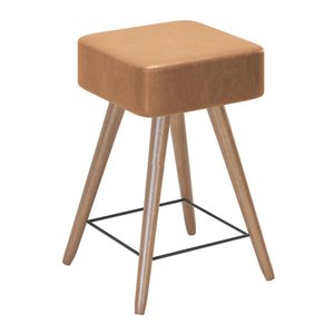 Banco Banqueta Rio Baixa 50cm Couríssimo Amarula - Salaone