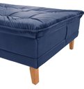Ver imagem 7 de Sofá Cama Berlim Pés de Madeira Espuma D33 Pés Madeira 3 Posições Império Azul Marinho 375