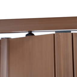 Porta Sanfonada Pvc 210x168 Marrom - 5
