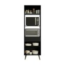 Ver imagem 3 de Paneleiro Armário Cozinha para Forno e Micro-Ondas 2 Portas 62cm Retrô Florença Multimóveis