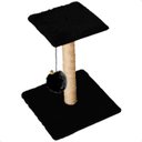 Ver imagem 4 de Arranhador para Gatos Pet Quadrado Poste Sisal com Brinquedo Pompom Pelúcia Guizo