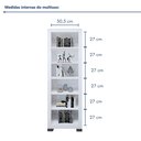 Ver mais imagens de Estante para Livros Multiuso 5 Prateleiras Flex 100% MDP