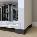 Ver imagem 6 de Estante de Livros 63CMX187CM Multiuso 5 Prateleiras Flex 100% MDF Branco