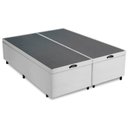 Ver imagem 2 de Base para Cama Box Queen Martin Premium com Baú Sintético Branco