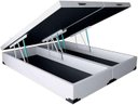 Ver imagem 1 de Base para Cama Box Queen Martin Premium com Baú Sintético Branco