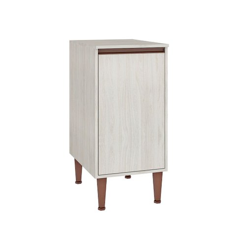 Balcão Pequeno para Cozinha New 40 X 86 Cm 1 Porta Mdp Legno Nogueira - Clicklar