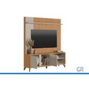 Ver imagem 3 de Rack c/Painel p/ TV 65 pol Valença 162cm Jequitiba/Off Linea
