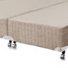 Cama Box King Size Premium Bege Castor - 3