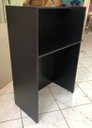 Ver imagem 3 de Balcão Preto Reto Atendimento / Recepção Caixa Vallet em Mdf Cor:preto