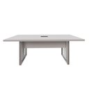 Ver imagem 7 de Mesa de Reunião Industrial 2,00m 1 Caixa de Tomada 200cm Cinza F5 Office