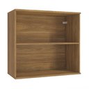 Ver imagem 3 de Armário Aéreo Celeste Kappesberg 100% Mdf 2 Portas Nogueira 80cm