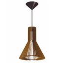 Ver imagem 1 de Luminária Teto tipo Pendente em MDF - Completa -:Marrom