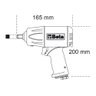 Chave de Impacto Reversível Pneumática Compacta 1600 Nm 3/8'' 1928xm Beta - 3