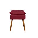 Ver imagem 7 de Kit Amamentação 2 Poltronas + 1 Puff Pés Palito - Balaqui Cor:marsala