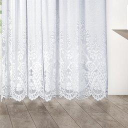 Cortina Branca Renda C/ Forro Sala Quarto 3,00 Larg x 1,80 Alt - 5