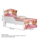 Ver imagem 3 de Mini Cama Livia com Cama Auxiliar Mdf 153x79 Cm Carruagem Decmade