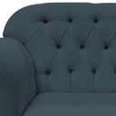 Ver mais imagens de Kit 2 Poltronas Decorativa Dália Bouclé Cinza