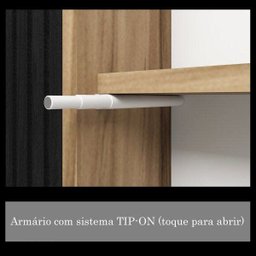 Armário Aéreo para Banheiro 1 Porta com Espelho Gael - 4 Armário Aéreo para Banheiro 1 Porta com Espelho Gael - 4