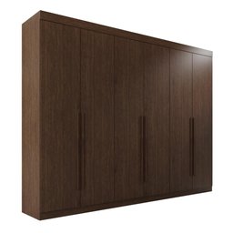 Guarda Roupa Casal 100% Mdf 6 Portas 6 Gavetas Itália - Mais Móveis New Canion - 1