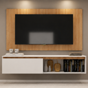 Ver mais imagens de Painel com Rack para TV até 55 " Berlin Suspenso 136cm