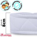 Ver imagem 4 de Colchão BF Mini Cama Montessoriana + Protetor Capa 68x148x8CM Branco 