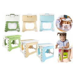 Banquinho Banqueta Dobrável Infantil com Alça Resistente - 7