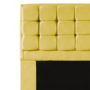 Ver imagem 3 de Kit Cabeceira + Calçadeira Baú Copenhague Solteiro 90cm Suede - Renascer Decor:Amarelo