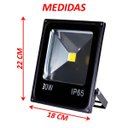Ver imagem 6 de Kit 6 Refletores Led Branco Holofote Externo Jardim Muro 30w