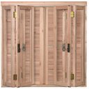 Ver imagem 2 de Janela de Madeira Veneziana 100x200cm Pantográfica Ewk 366 Rondosul